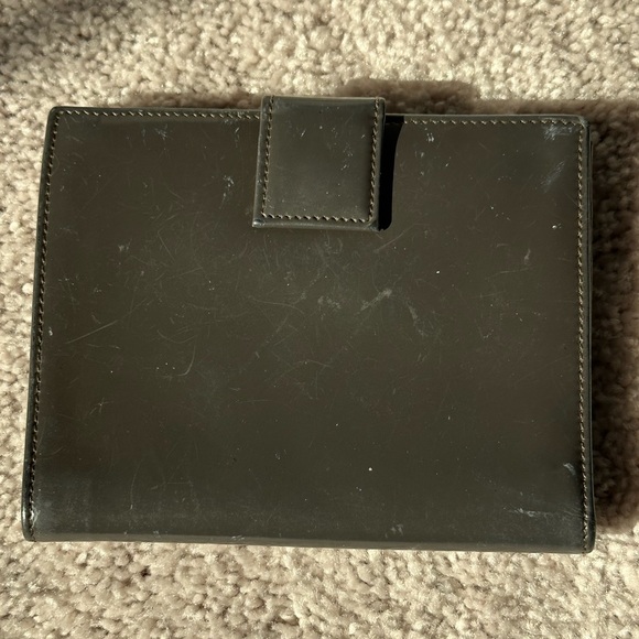 Prada Wallet - Spazzolato Portafoglio in Color Gray Smog with authenticity card - Picture 6 of 15
